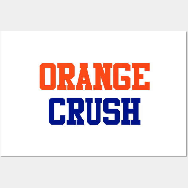 Orange Crush Wall Art by The Pixel League